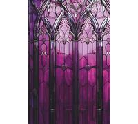 Pink Stained Glass: 6"x9" Paperback Lined Journal - 100 Pages for Creative Ideas, Goals, and Planning