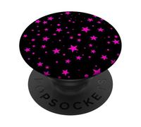 Pink Stars Gráfico de Estrellas Lindo cósmico PopSockets PopGrip Adhesivo