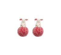 Pink Stud for Women Girls Cute Unusual Earring High-End Earrings