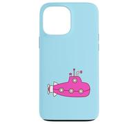 Pink Submarine Dive Nautical Sumergible Marine Sea Crew Carcasa para iPhone 13 Pro MAX
