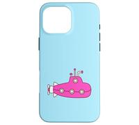 Pink Submarine Dive Nautical Sumergible Marine Sea Crew Carcasa para iPhone 16 Pro MAX
