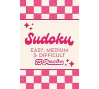Pink Sudoku: Aesthetic Sudoku Puzzles | Pink Sudoku | Sudoku Puzzles for Adults | 6x9 Inches, 150 Pages | 75 Puzzles | Solutions Included | Three Difficulty Levels