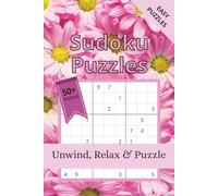 Pink Sudoku Puzzle Book: Sudoku Puzzles | Help Calm the Mind, Relax, and Focus | 6x9 Inches, 110 Pages | 50+ Puzzles | Solutions Included | Perfect Gift