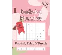 Pink Sudoku Puzzle Book: Sudoku Puzzles | Help Calm the Mind, Relax, and Unwind | 6x9 Inches, 110 Pages | 50+ Puzzles | Solutions Included | Perfect Gift