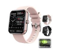 (Pink) Suga Pro Blood Glucose Smartwatch With ECG Monitoring AI Sleep Analysis And 24/7 Health Tracking Functionality
