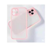 (Pink) The matte skin-sensitive phone case is suitable for Apple 16E protective cover
