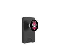 Pink Tiger with Sunglasses Bandana Breast Cancer Awareness PopSockets PopWallet para MagSafe