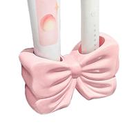 Pink Toothbrush Holder - Countertop Waterproof No Drill Dispenser for Hygiene | Rosy Stand with Drainage Holes & Sanitized Storage Compartments for Family, Friends, Men and Women