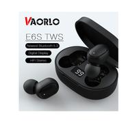 (Pink) Upgraded E6S TWS Wireless Earphones For Xiaomi Huawei LED Digital Display Subwoofer HiFi Stereo Music HD Microphone Noise Cancel In-Ear Headset