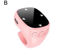 (Pink) User-friendly Premium Quality Short Video Bluetooth RingRemote Control Multifunctional Short Video Page Flip