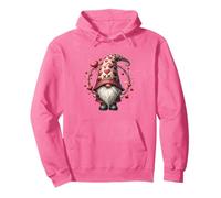 Pink Valentines Accessories For Girls with Cute Love GNOME Sudadera con Capucha