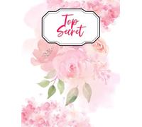 Pink Watercolor floral Password Keeper Notebook | 200 Pages: 50 Pass: Elegant internet Login-saver with Dedicated Journal Pages Daily Writing 8.5x11 inch