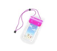 (Pink) Waterproof Phone Pouch Universal Sensitive Touch Thicken Hanging Neck Phone Underwater Case Dry Bag for Swimming JIKAIX