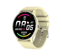 (Pink) Waterproof Smart Watch with Heart Rate Blood Pressure Sleep Tracking and Step Counter