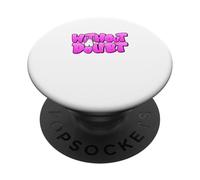 Pink Without A Doubt Gráfico rosa PopSockets PopGrip Adhesivo