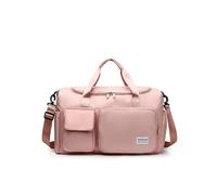 (Pink2) Bolsa de viaje plegable de gran tamaño, portátil, ligera, impermeable, Oxford, bolsa de lona, bolsa