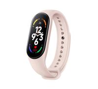 (pink50) Reloj inteligente M7 para hombre y mujer, pulsera inteligente M7 con control del ritmo cardíaco