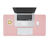 PINKCAT Alfombrilla Ratón, Mouse Pad 80 * 40cm, PU Impermeable y Gamuza Antideslizante, Alfombrilla Escritorio para Oficina/Hogar/Juegos - Rosa
