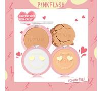 PINKFLASH - Lasting Matte Pressed Powder - 3 Colors #111 LIGHT SKIN TONES