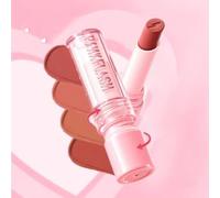PINKFLASH - Loving Heart Lasting Matte Lipstick - 4 Colors #NU01 Cute Rose - 3.5g