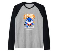 Pinkfong Baby Shark Daddy Shark Oficial Halloween Camiseta Manga Raglan