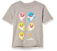 Pinkfong Camiseta de manga corta para niños Baby Shark Family Dancing - gris - 4 años