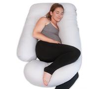 PinkFroggie Refrigeración Cojin Lactancia Bebe y Almohada Embarazada para Dormir XXL,Cojin Embarazada Multifuncion Funda 100% Algodón Desenfundable y Lavable