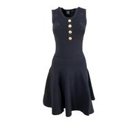 PINKO- Abit Vestido Camisero Jacquard Piqué- Dresses- Mujer- Negro- XS- Abit Vestido Camisero Jacquard Piqué