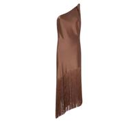 PINKO- Abito smanicato in raso- Dresses- Mujer- Marrón- XS- Abito smanicato in raso