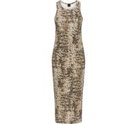 PINKO- Abito smanicato stampa animalier- Dresses- Mujer- Beige- XS- Abito smanicato stampa animalier
