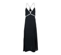 PINKO- Albino Abito Twill Fluido- Dresses- Mujer- Negro- M- Albino Abito Twill Fluido