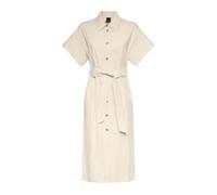PINKO- Alesha Midi Shirt Dress- Dresses- Mujer- Blanco- L- Alesha Midi Shirt Dress