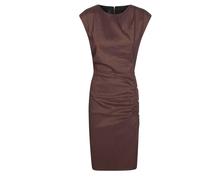 PINKO- Alissa Abito Lino Stretch- Dresses- Mujer- Marrón- S- Alissa Abito Lino Stretch