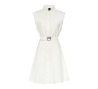 PINKO- Anaceta Abito Popeline- Dresses- Mujer- Blanco- L- Anaceta Abito Popeline