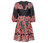 PINKO Balto Dress Black/red Multi Talla: 38 | Mini Vestidos Outlet | Mujer | Negro