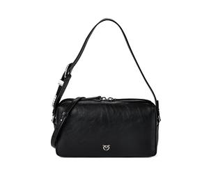 PINKO Bauletto Bolsa de hombro Piel natural 25 cm negro