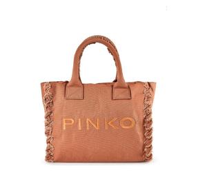 PINKO Beach Bolsa de compras 47 cm marrón