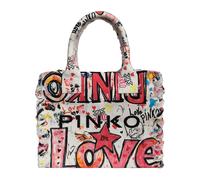 PINKO- Beach Shopper Canvas- Bags- Mujer- Multicolor- ONE SIZE- Beach Shopper Canvas