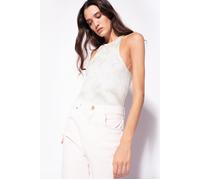 PINKO Beatriz Body Jersey Stretch Ma Silver Cloud Talla: XS | Bodis Outlet | Mujer | Gris
