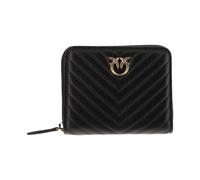 PINKO - Billetera de cuero acolchado con Love Birds - Accessories - Mujer - Negro - ONE SIZE -