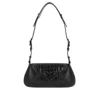 Pinko 520 Shoulder Classic Cuero St Coco Brillante, Bolsa para Mujer, Z99b_Black Limousine Block Color