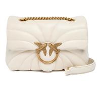 Pinko Bolsa Mini Love Bag Puff de napa blanca