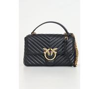 PINKO Bolsas Mujer Negro Bolsa Media Bolso de Mano Clásico Love Bag Puff Otoño
