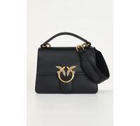 PINKO Bolsas Mujer Negro Mini Bolso de Mano Mini Love Bag Uno Top Manija Capas
