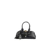 Pinko bolso bandolera Bowling Bag Horizontal Vitello Black - Antique Gold negro