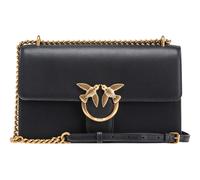 PINKO bolso bandolera Love One Classic DC M Black - Antique Gold