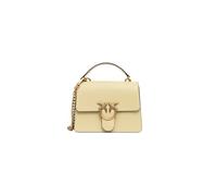 Pinko bolso bandolera Love One Top Handle Mini Light Vanilla Yellow - Antique Gold amarillo