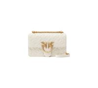 PINKO Love One Bolsa de hombro Piel 21 cm beige