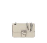 PINKO Bolso de hombro 'Pinko Sac Rabat Love One Light Mini Vitello Wr Blanc' blanco One Size blanco