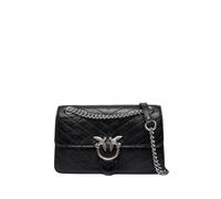 PINKO Bolso de hombro 'Pinko Sac Rabat Love One Light Mini Vitello Wr Noir' negro One Size negro